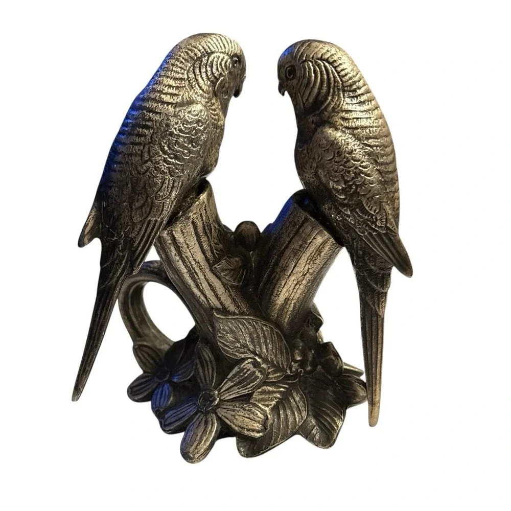 VTG‎ Weidlich Bros Silverplate Parrots Salt and Pepper Set WB Mfg Co Collectible